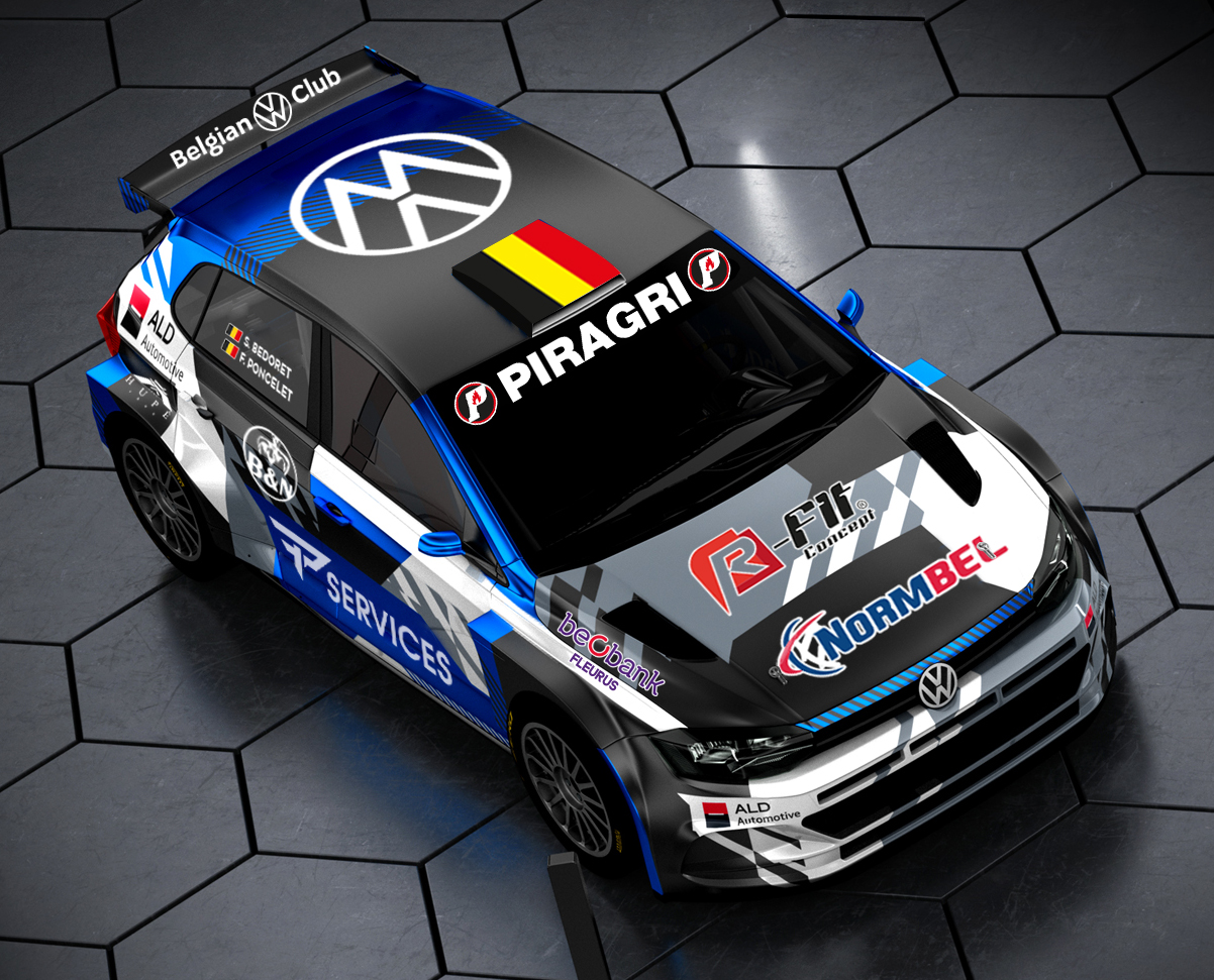 Bedoret et Poncelet en Volkswagen Polo GTI Rally2 au Wallonie
